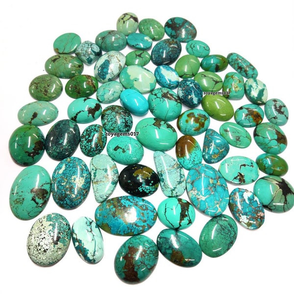 Wholesale lot - Tibetan turquoise cabochon-turquoise gemstone-Tibetan turquoise jewellery-Tibetan stone for making jewellery