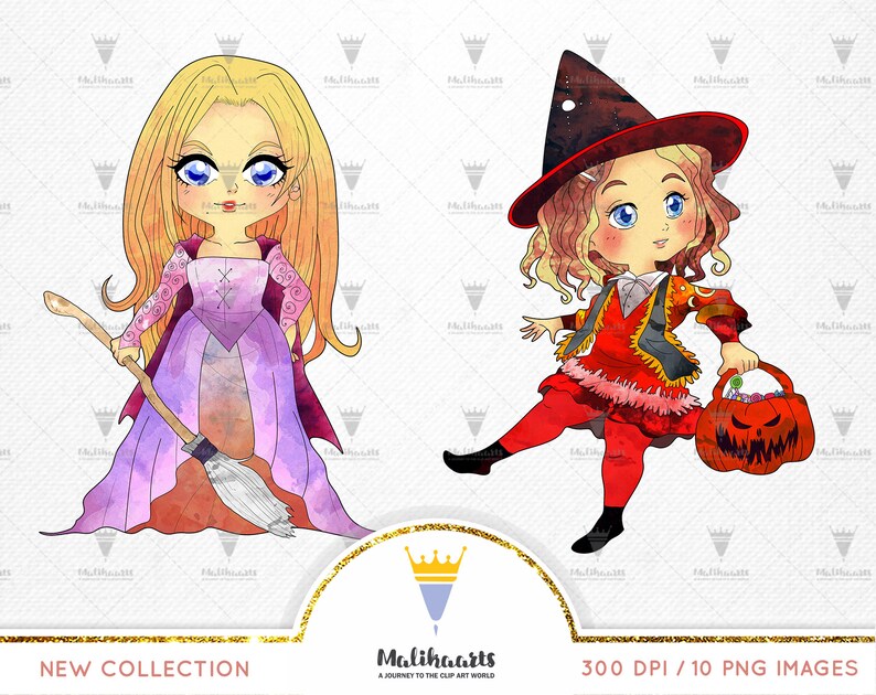 Hocus Pocus characters clipart halloween clipart Sanderson | Etsy