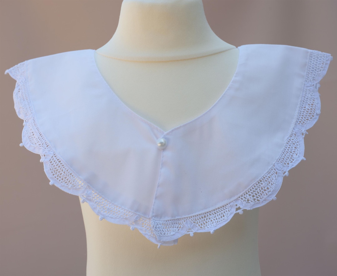Princess Diana Detachable Removable Collars Adorned With Handmade Lace ...
