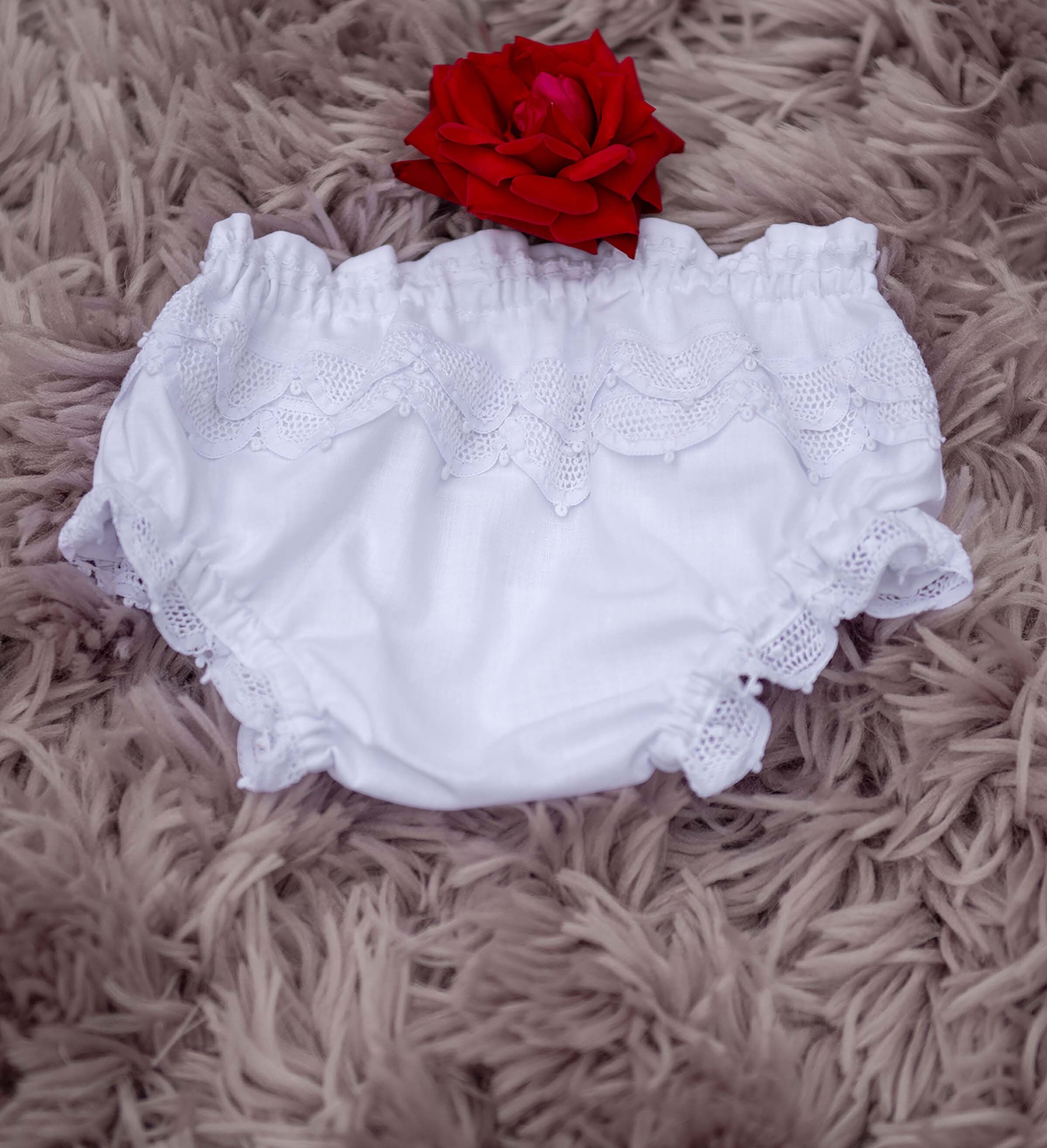 Baby Girl Frilly Knickers Handmade Lace Trims and Picots 100 Etsy