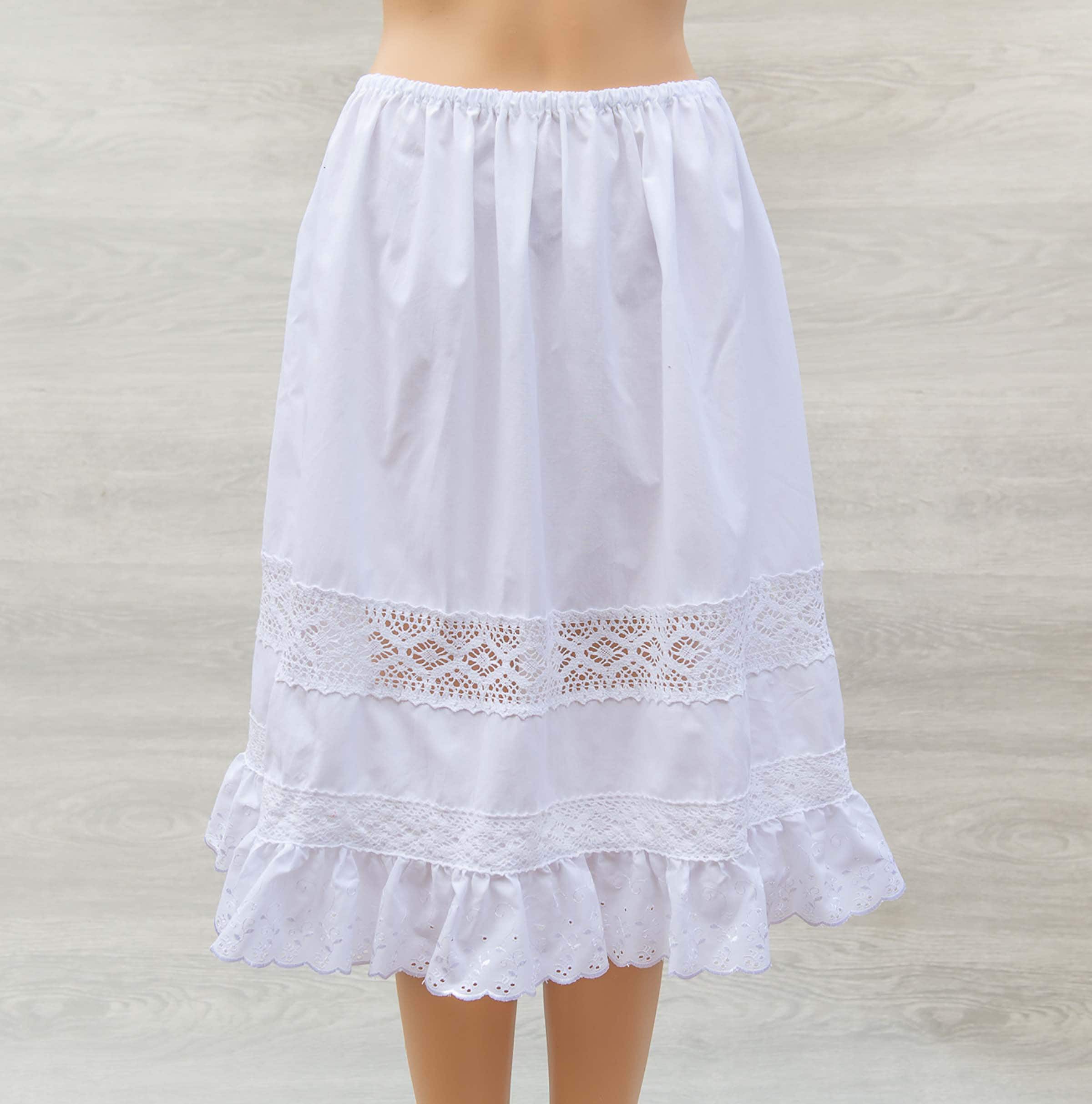 Cotton cheap petticoat slip