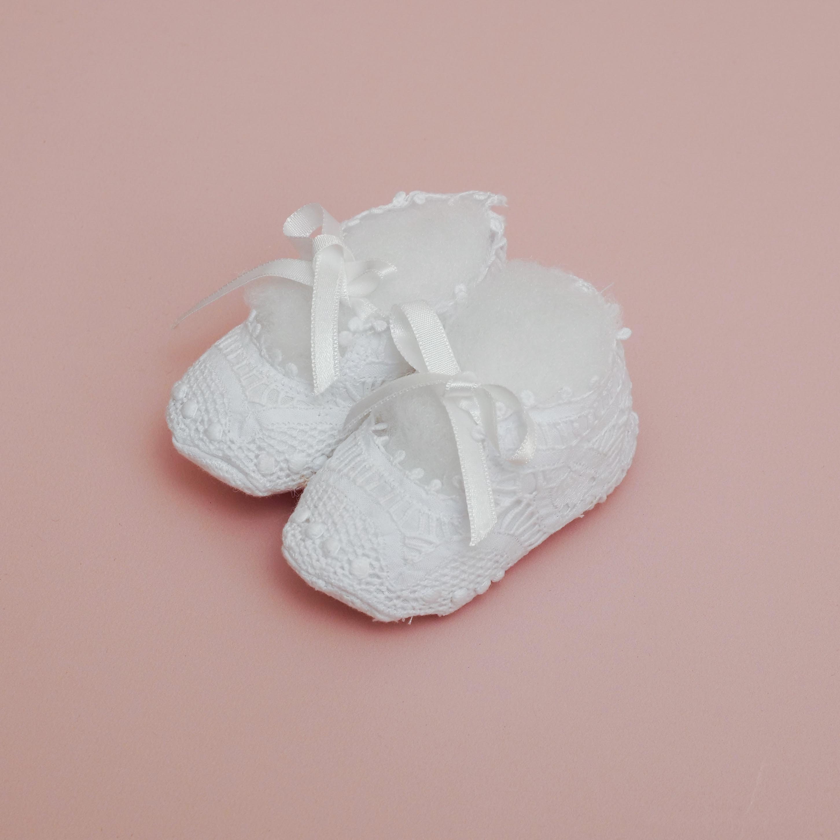 Baby shoe laces white Clearance