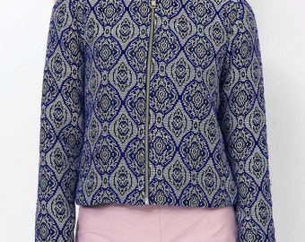 Navy Blue Jacket for Women / Women's Blue Blazer for Work Sizes 14 and 18 UK