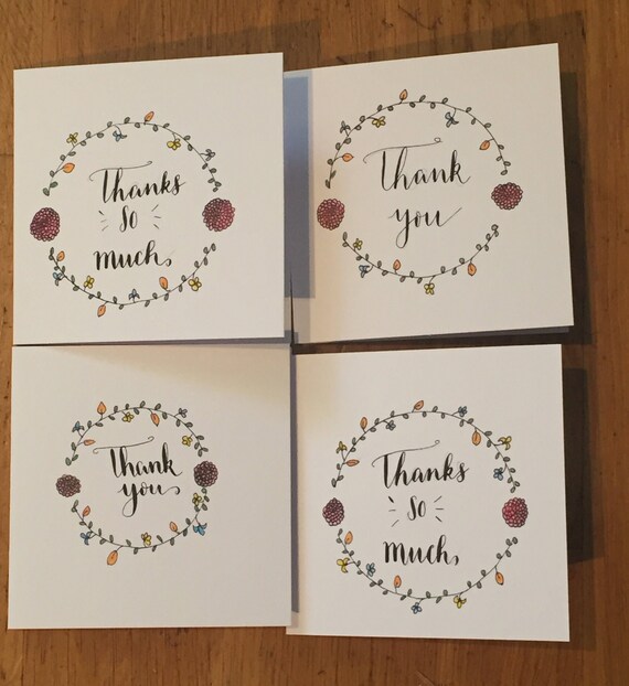 Greeting Cards Paper unique thank you card thank you card Handmade thank you card