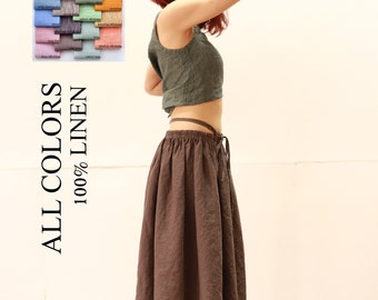 FLAX JEANNE ENGELHART high waist shorts P O C K E T S usa U S A made vintage Elastic Waist spring summer Small