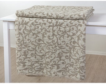 LINEN BLANKET / Plaid Linen / Bed Blanket Vintage / Linen Blanket natural / coverlet linen / covering linen / blanket king / Throws linen