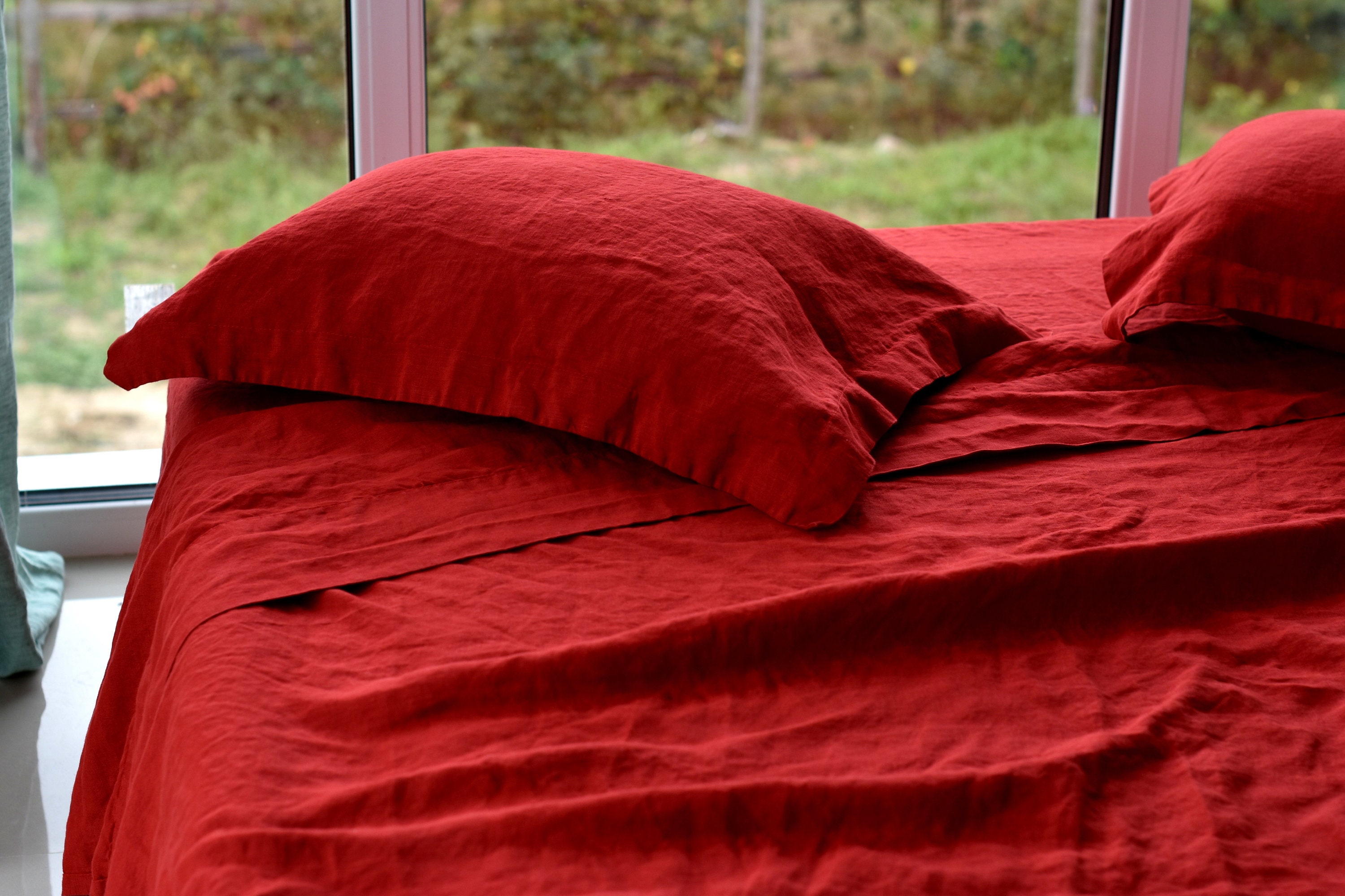 Linen SHEET Bed Sheet Linen Bedding FLAT France Linen Etsy