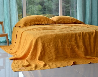 Linen SHEET SET / flax linen sheet set / bedding set queen king 100% linen / linen bedding sheet set/ linen shabby chic bedding / farmhouse