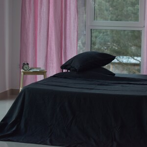Linen Flat Sheet /Linen Sheets/ Bedding Linen /Flax Linen Bedding /Shabby Chic Bedding /Bed Sheet /Birthday Gift /Farmhouse Bedding
