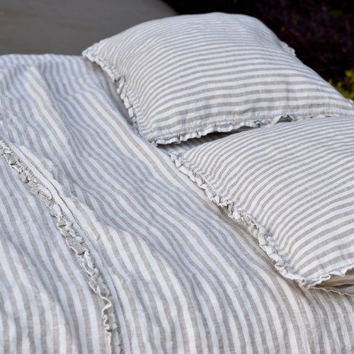 LINEN SHEETS SET. France Linen Bedding Set. Top Bed Sheet Etsy