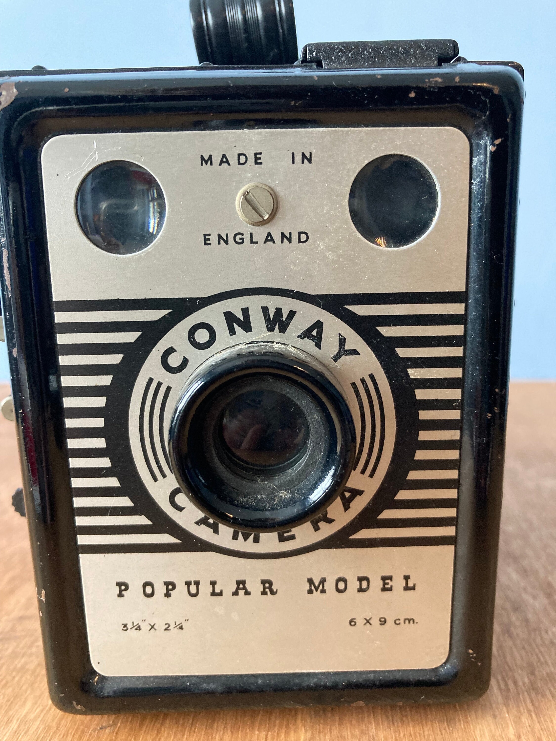 Vintage Conway Box Camera Popular Model 6 X 9 Cm 3 1/4 X 2 1/4 Etsy