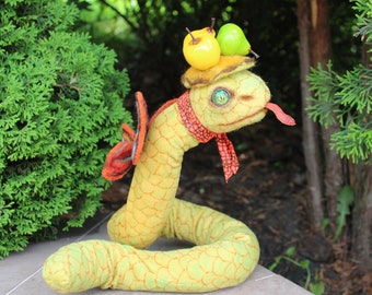 Handgemaakt, OOAK, verzamelspeelgoed, artist made, slangenspeelgoed, python