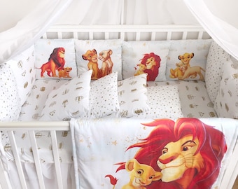 lion king crib set