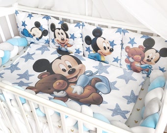 mickey crib set