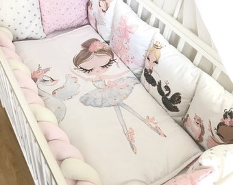 princess cot bed bedding