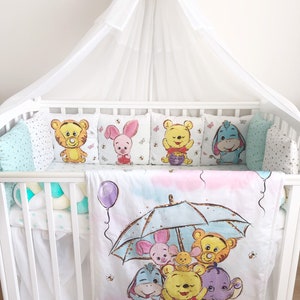 winnie the pooh bassinet green