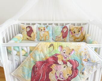 Lion Crib Bedding Lion Crib Bedding, Lion King 4 Piece Crib Bedding Set