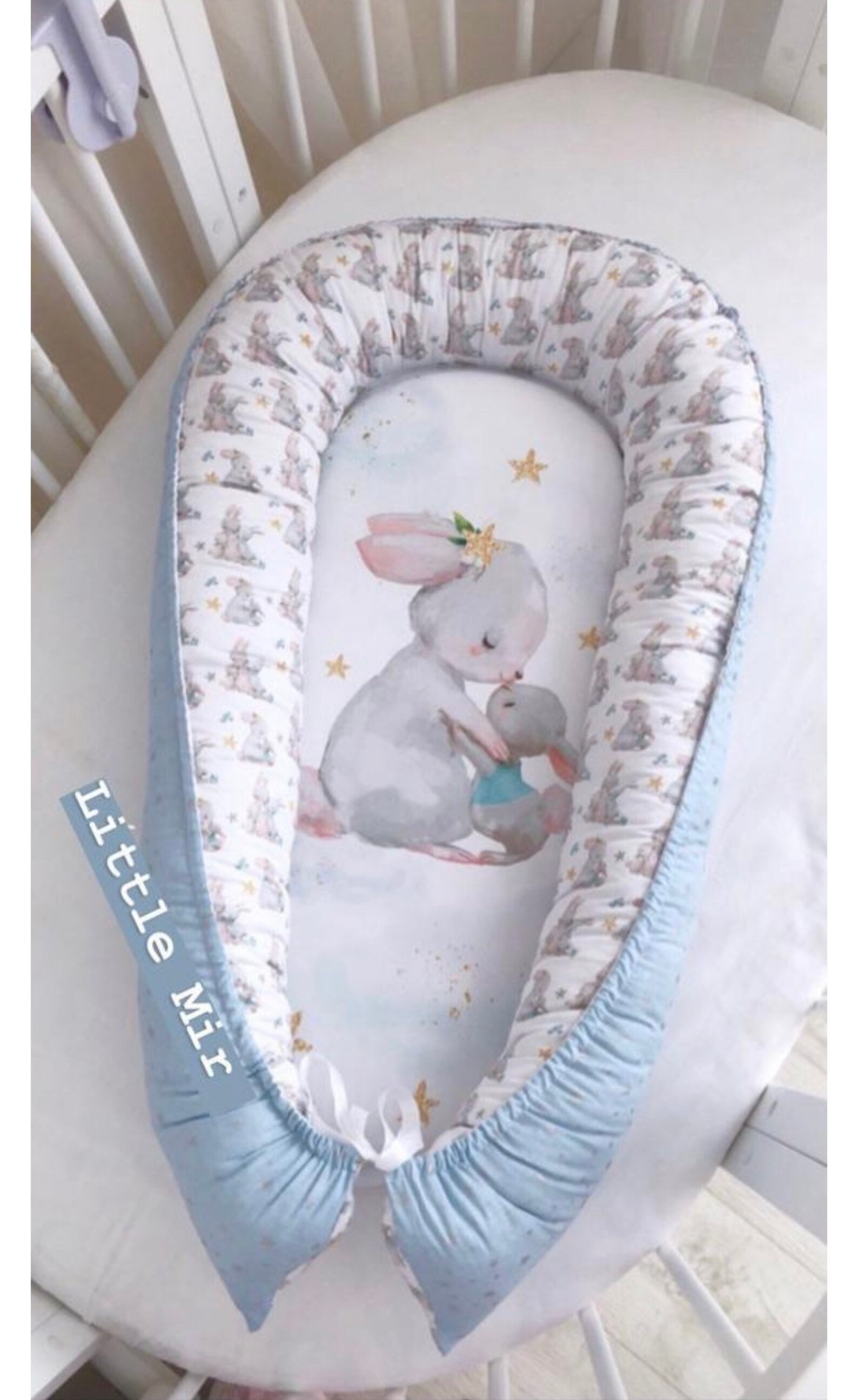 Bunny crib bedding set boy. Set bumpers for baby crib. Crib Etsy