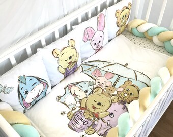 disney cot bumper set
