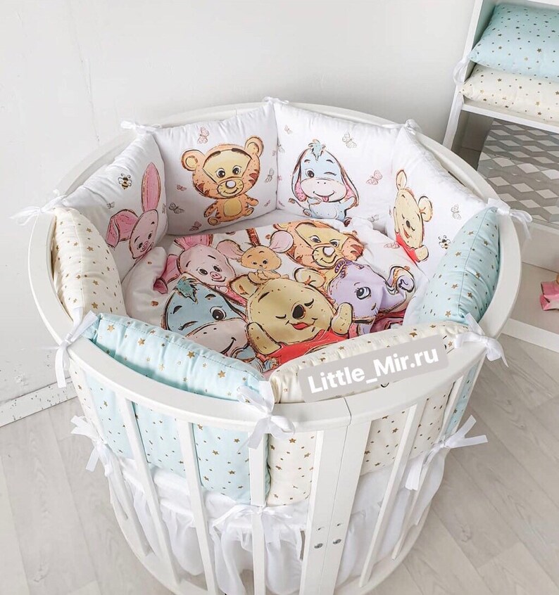 Winnie the Pooh Crib bedding set boy girl .Yellow set ...