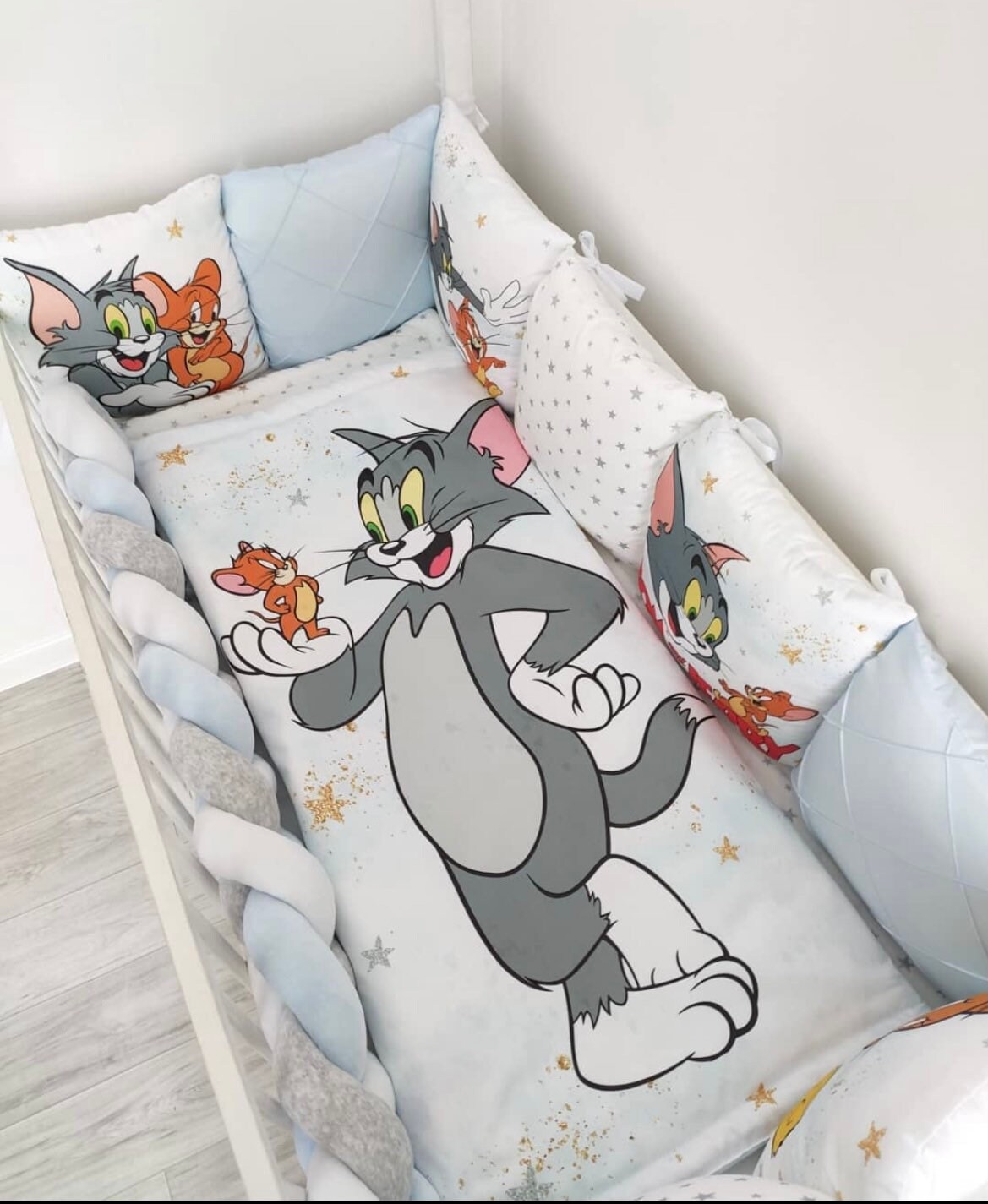 Tom and Jerry Crib Bedding set for Boy Boy Nursery Etsy