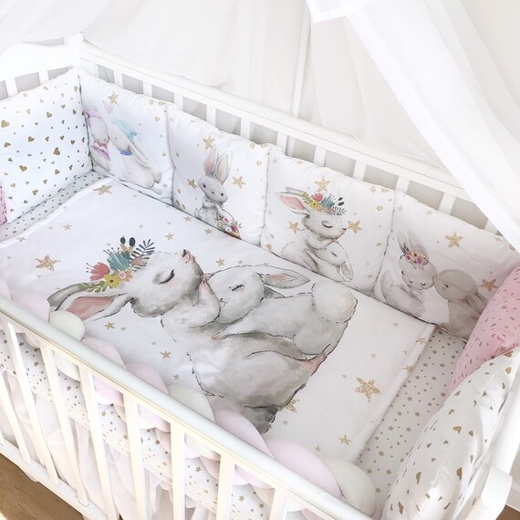 bunny cot bedding