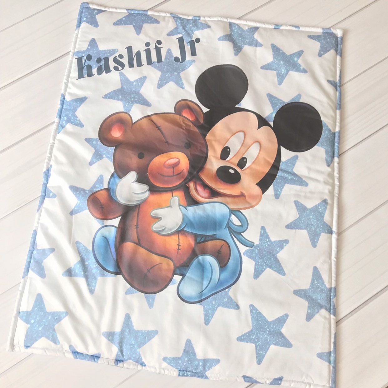 Disney Mickey Mouse Crib Bedding Boy Girl Nursery Personalized Etsy