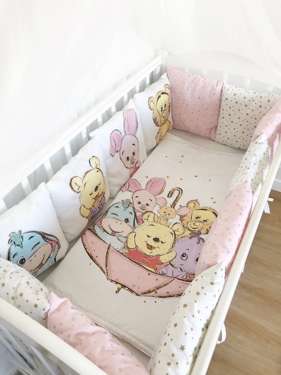 pooh bear cot set