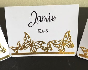 Butterfly place card | Etsy Butterfly place card | Etsy