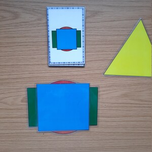 New Busy Bag Activity.stacking Shapes. Fallow the Pattern Cards. Stack ...