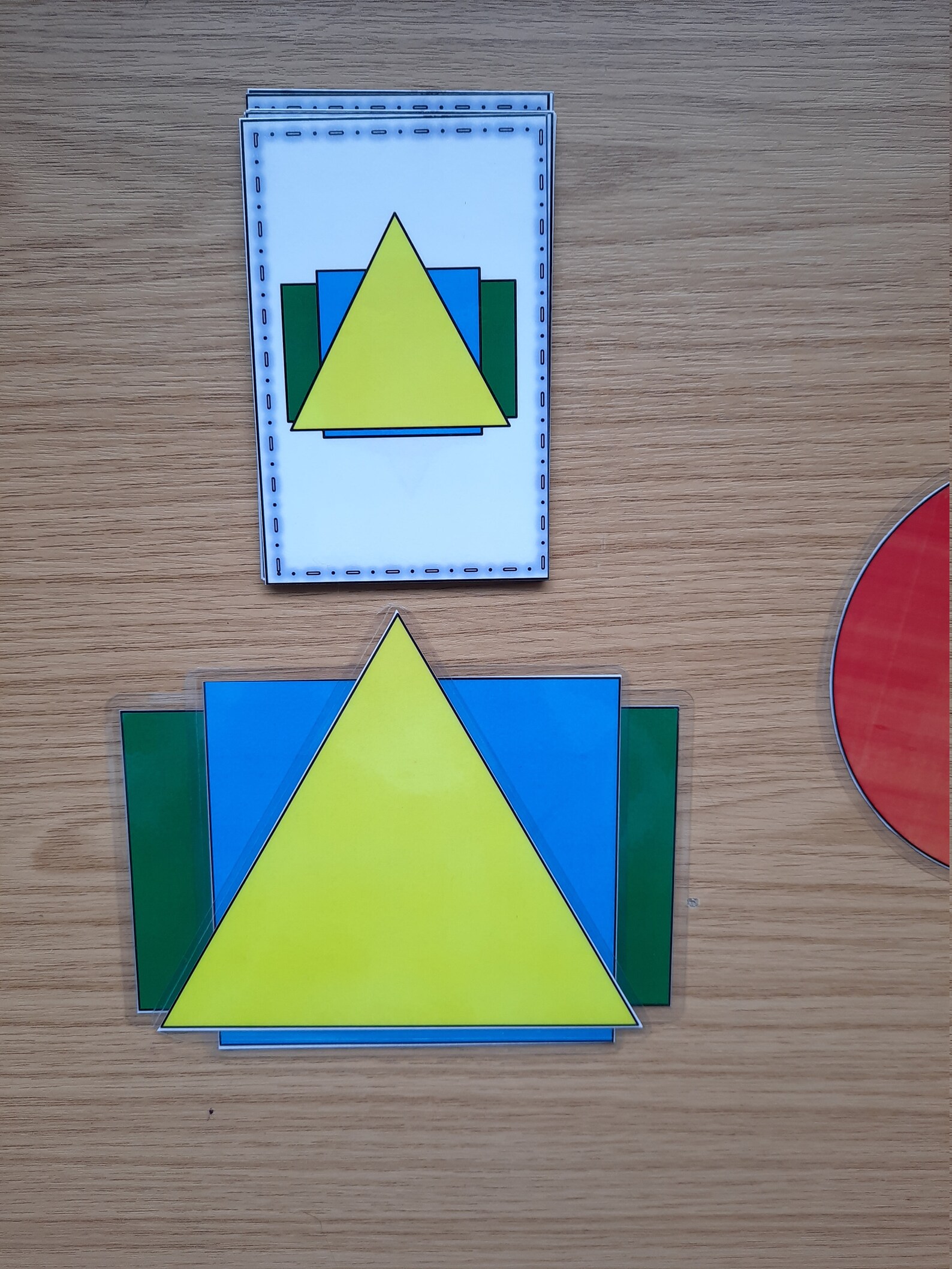 New Busy Bag Activity.stacking Shapes. Fallow the Pattern Cards. Stack ...