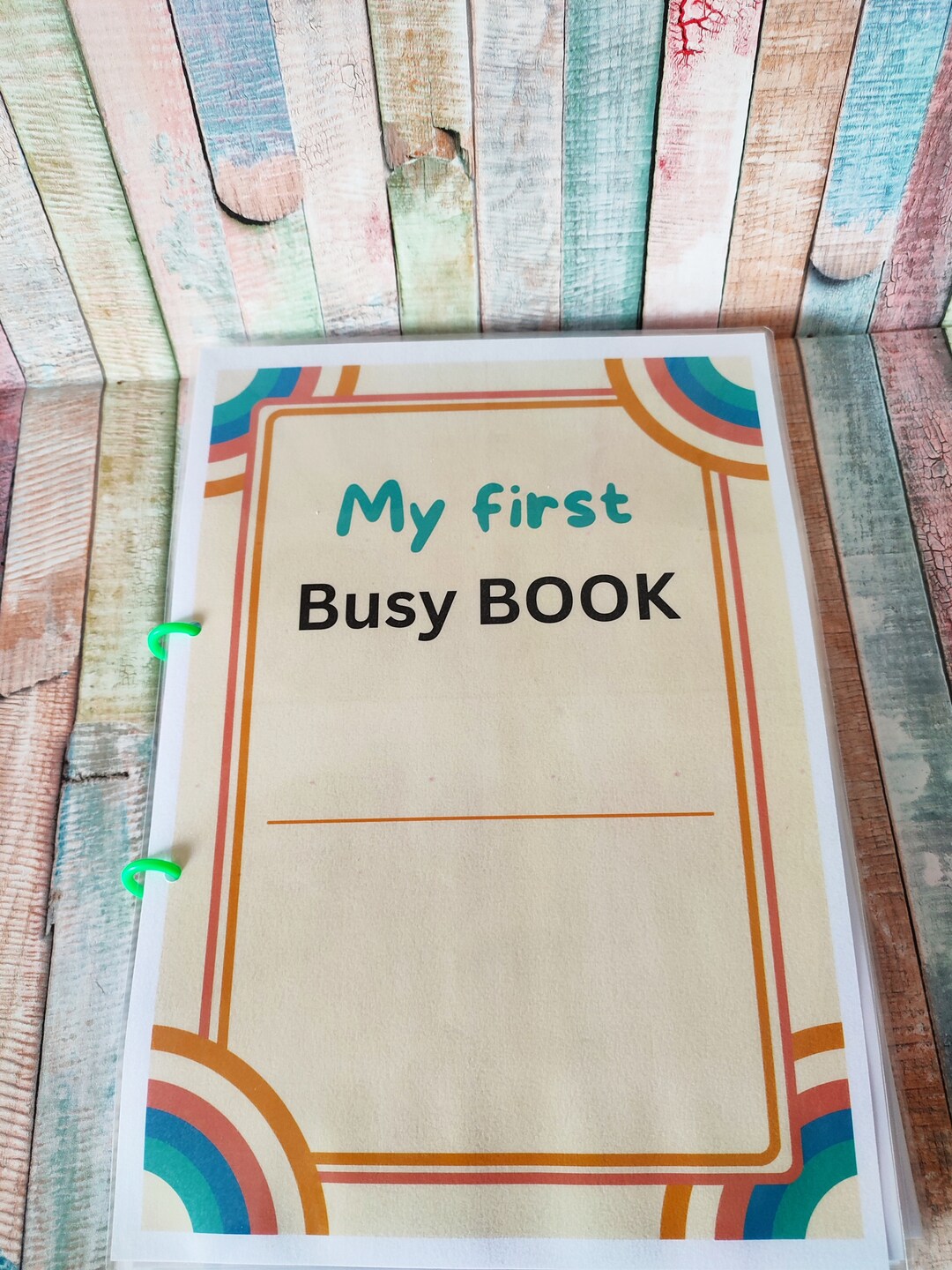 Toddler Busy Book: Learning Folder for 2-4 Year Olds - Etsy