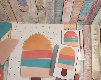 Ice Lolly Pattern Matching Game: Montessori Educational Toy for Kids