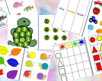 new2 3 year old learning workbook pdf learning worksheets etsy hong kong