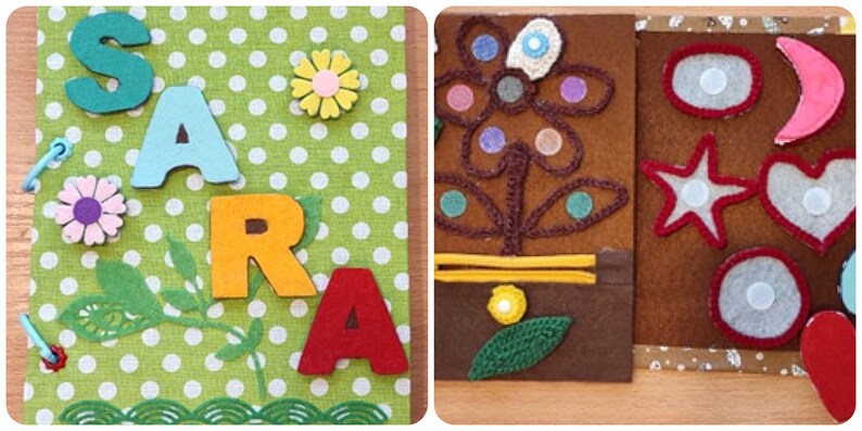 Quiet book Felt quiet book Hand made felt quiet book Learning book for a toddler. Busy book Felt busy book