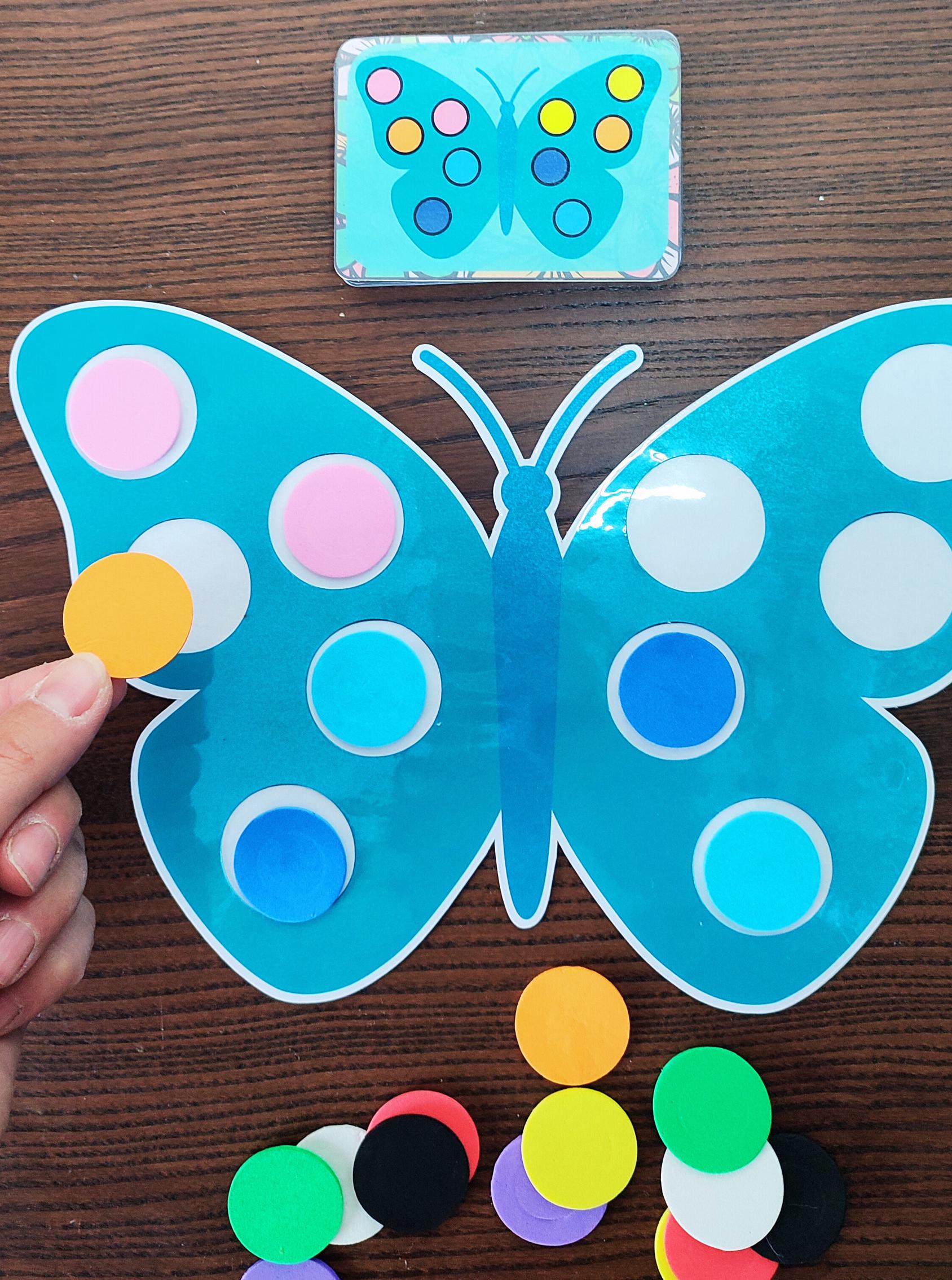 Montessori Butterfly Pattern Matching Activity – Educational Toy for ...