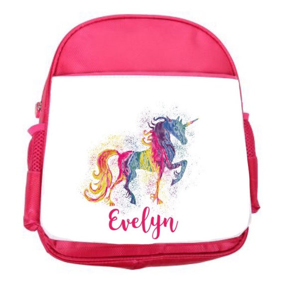 personalised unicorn backpack