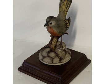 RARE Vier Tasca Capodimonte Porcelain Bird Sculpture
