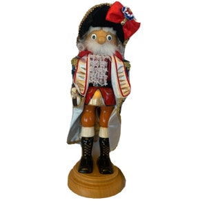 Exquisite Fine Nutcracker Music Box George Washington/colonial Possibly Steinbac