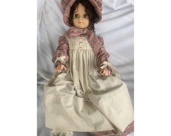 Vintage Uneeda Playpal Doll 34 inch 1960s In Custom Prairie Outfit
