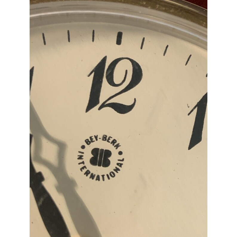 Bey Berk International Ships Quartz Clock and Barometer - Thumbnail 2
