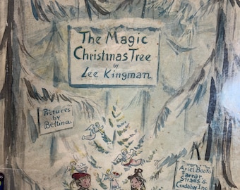 RARE The Magic Christmas Tree by Lee Kingman Hardback with RARE dust jacket