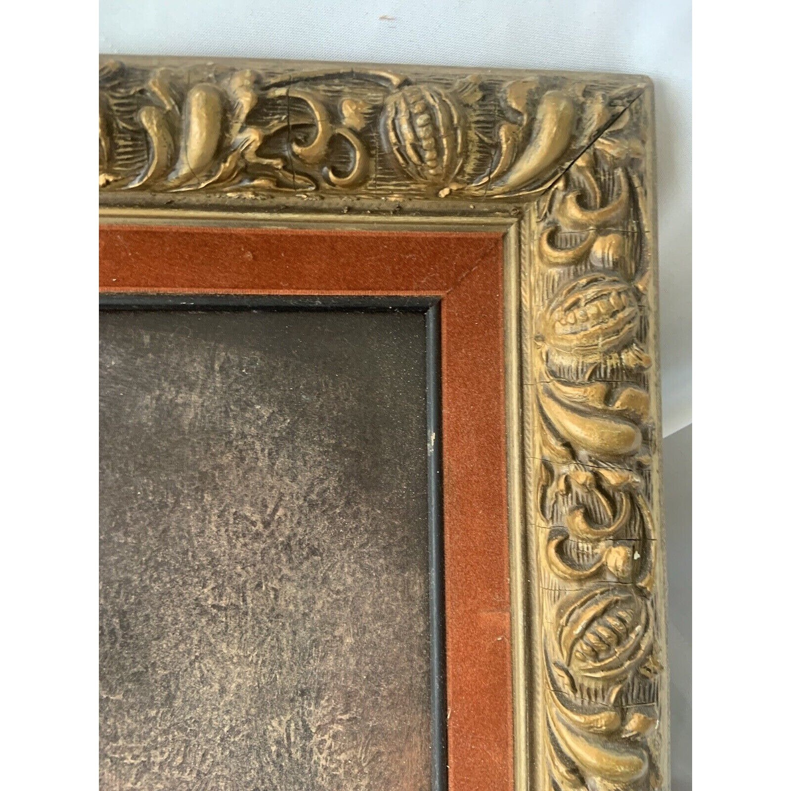 Rembrandt - Young Girl at Opened Half Door - Wood Carved Framed