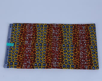 6 yards African print Ankara fabric/ Multicoloured Ankara Fabric/ African Wax Fabric/ Cotton Wax Fabric