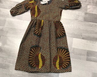 Robe imprimée africaine bébé, robe imprimée africaine pour bébé, robe Ankara pour tout-petit, robe de soirée bébé africaine, robe africaine pour tout-petit