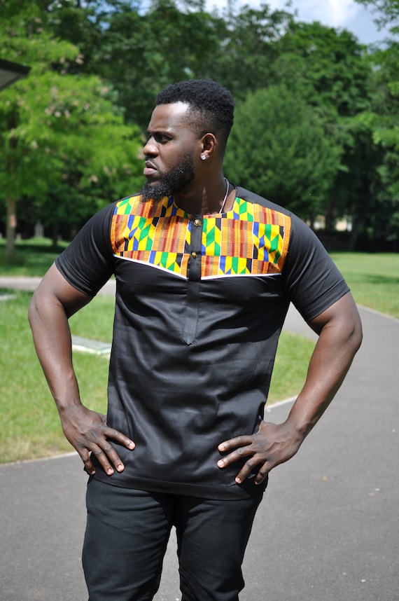 King Africa Polish Cotton and Kent Mix Men s Shirt Etsy Sweden