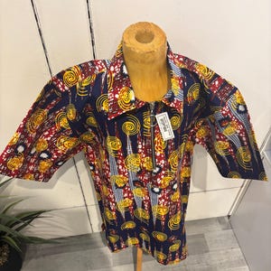 Kids Boys   12-14 African Print shirt with African kids outfit, Ankara Shirt, African Baby Boy outfit, Toddler African clothing.