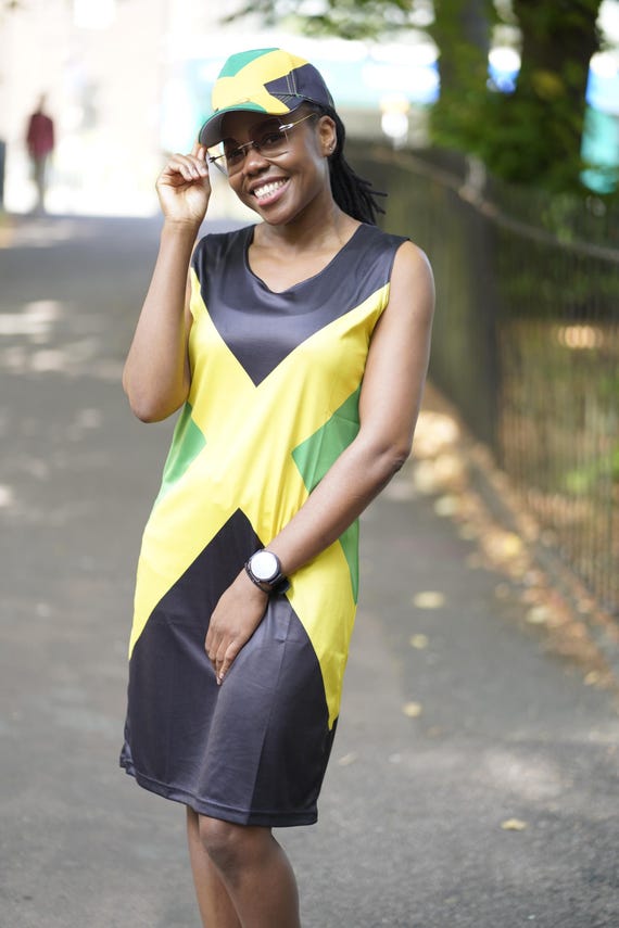 Jamaican Flag Bodycon Dress | Reggae Festival Outfit - Etsy Australia