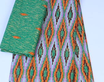 African Beautiful Tribal Pattern 6 yards African print Ankara fabric/Ankara Fabric/ African Wax Fabric/ Cotton Wax Fabric.