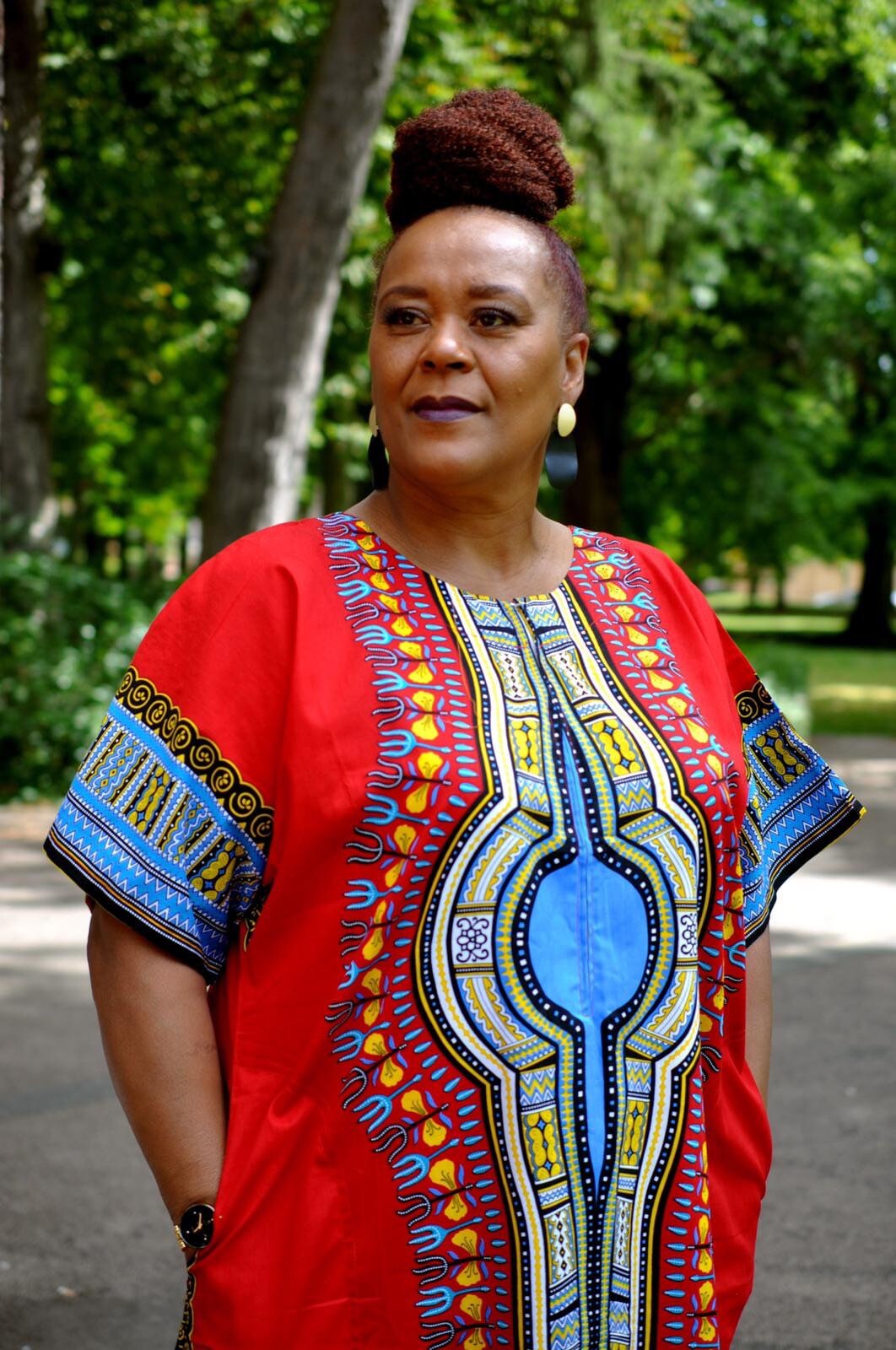 pink dashiki dress Kente Pink Dashiki Mini Dress